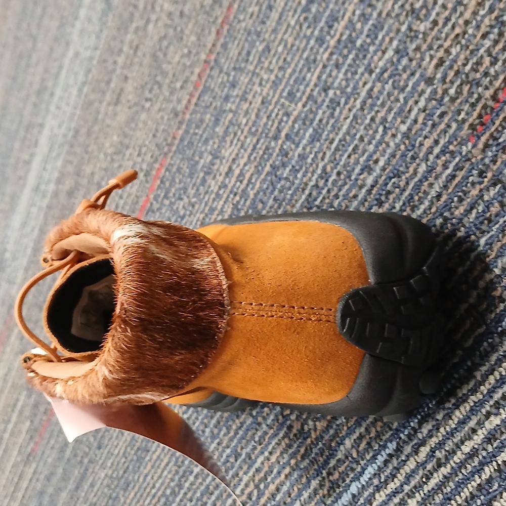 SINGLE RIGHT SHOE Merrell Winter Faux Leather Jungle Moc Shoe Size 9 - Picture 6 of 7